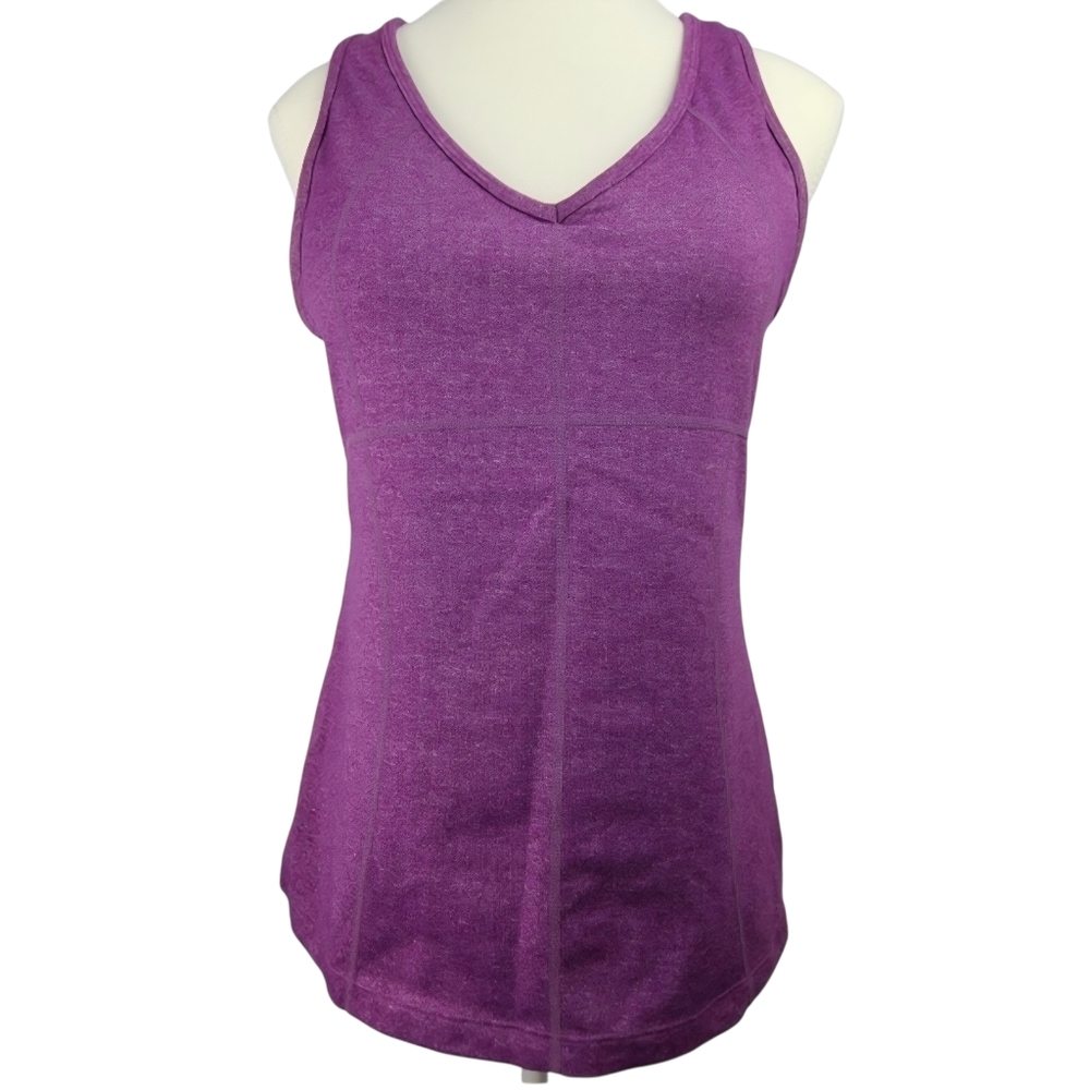 Athleta Santalan Lavender Strappy Yoga Tank Top Women’s Size M Activewear